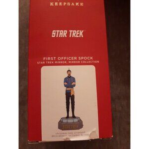 Star Trek Keepsake Ornament First Officer Spock Mirror Collection Interactive